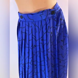 Vintage 80’s Pleated Purple Skirt